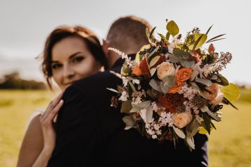 Podzimní svatební kytice. Svatební květiny Klára Uhlířová